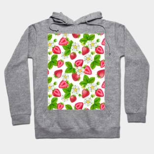 Red Strawberries Hoodie